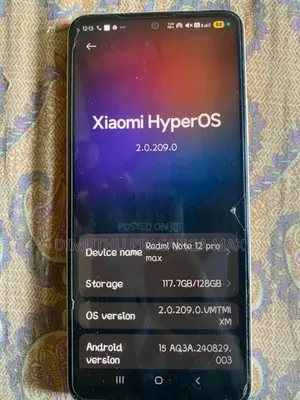 Xiaomi Redmi Note 12 6GB 128GB (Used)