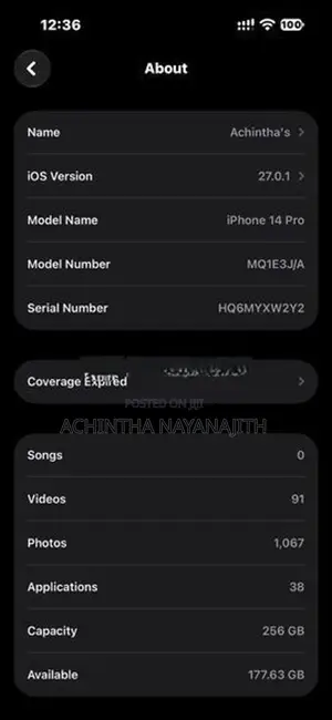 Apple iPhone 14 Pro (Used)