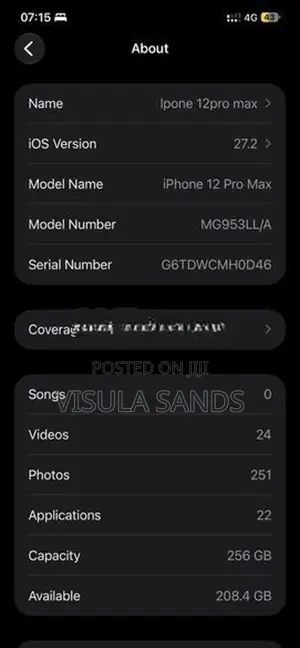 Apple iPhone 12 Pro Max (Used)