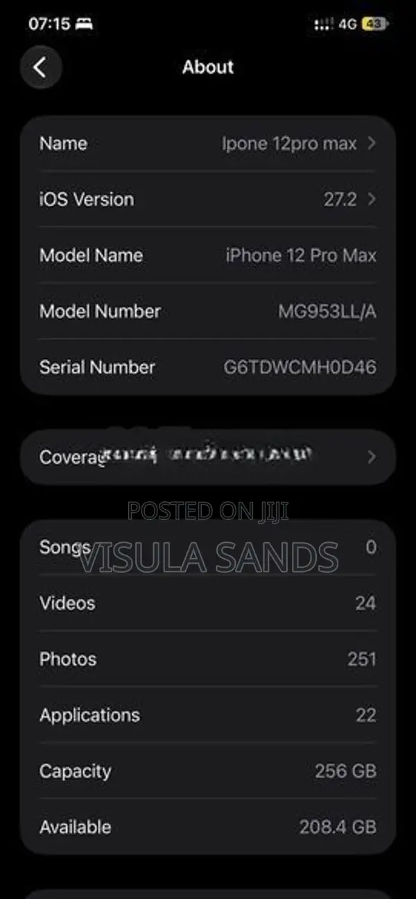 Apple iPhone 12 Pro Max (Used)
