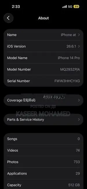 Apple iPhone 14 Pro (Used)