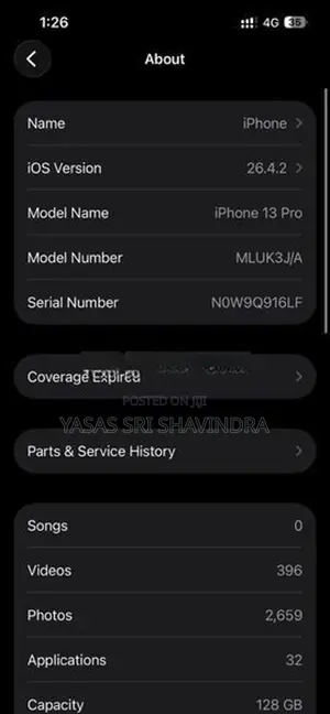 Apple iPhone 13 Pro (Used)