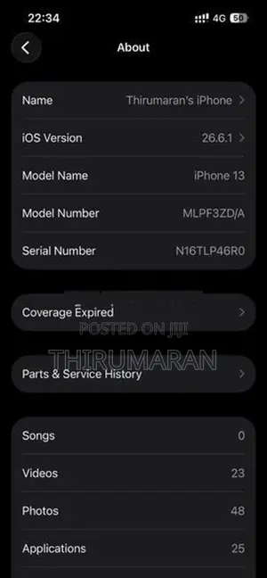 Apple iPhone 13 (Used)