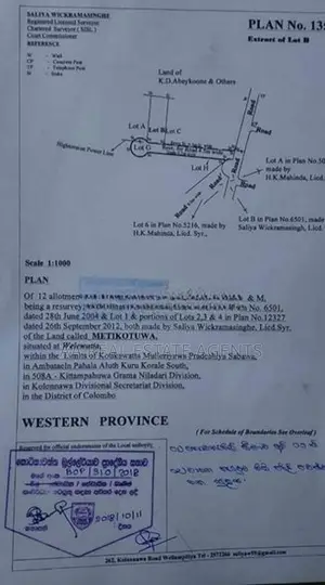 Land for Sale in Wellampitiya