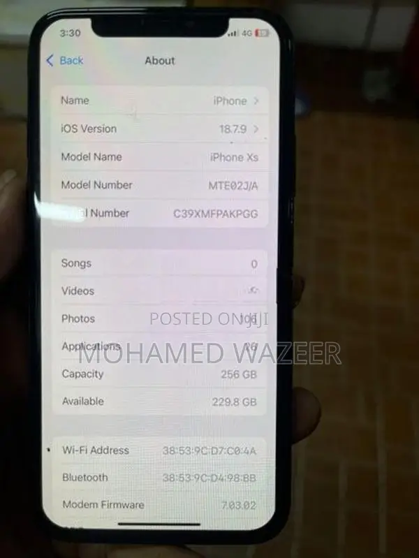 Apple iPhone XS (Used)