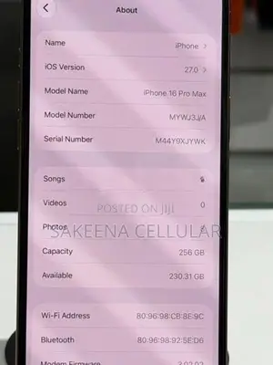 Apple iPhone 16 Pro Max (Used)