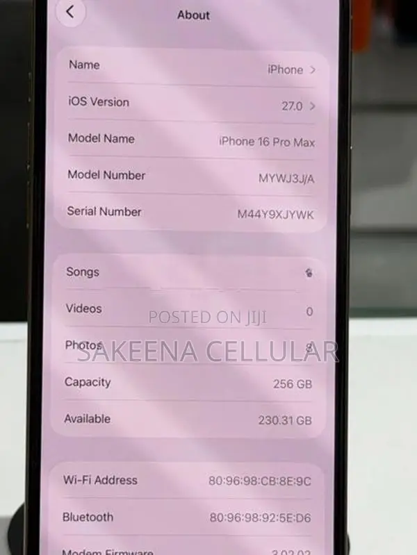 Apple iPhone 16 Pro Max (Used)