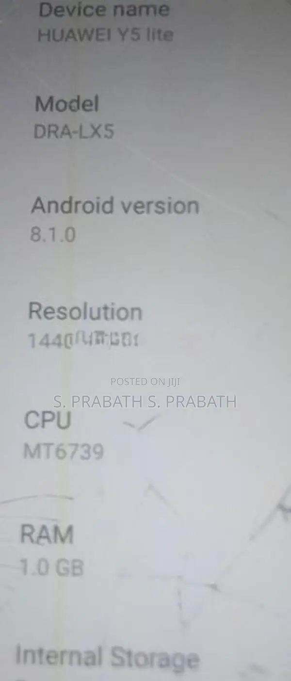 Huawei Y5 Lite (Used)