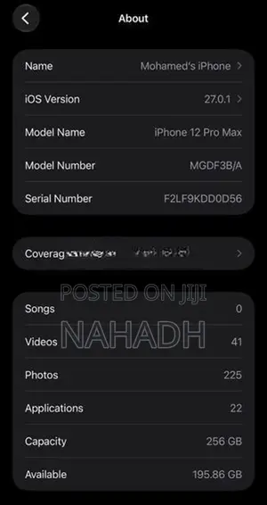 Apple iPhone 12 Pro Max (Used)