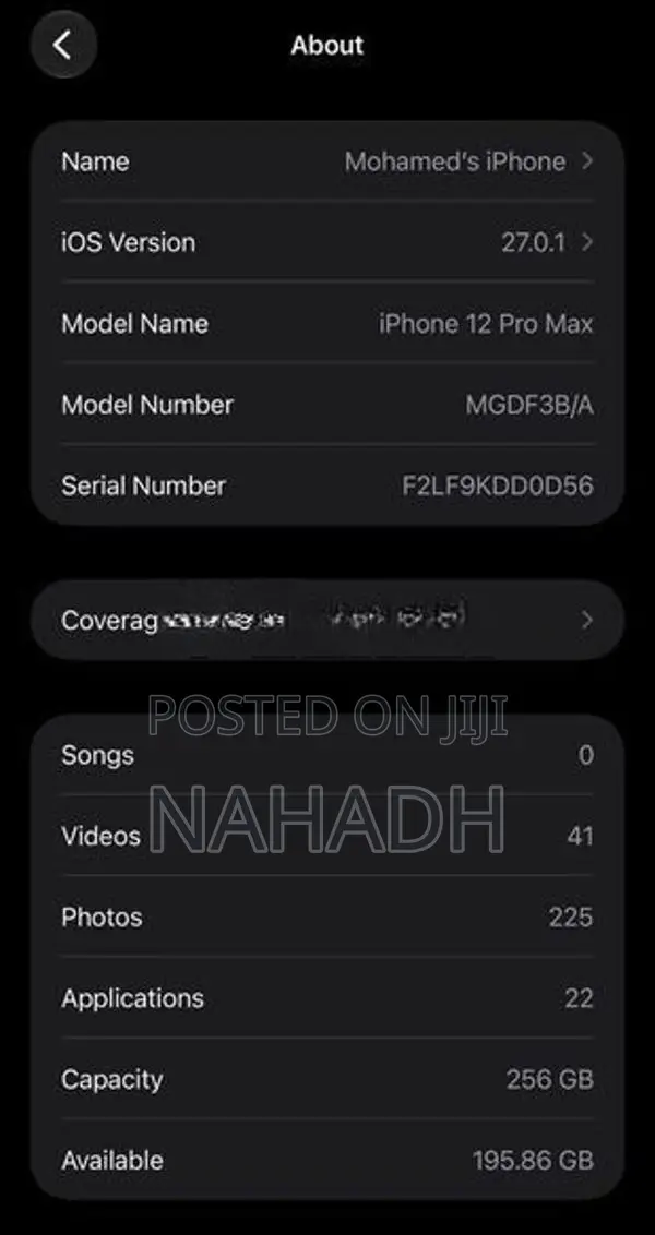 Apple iPhone 12 Pro Max (Used)