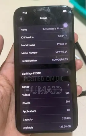 Apple iPhone 14 256GB (Used)
