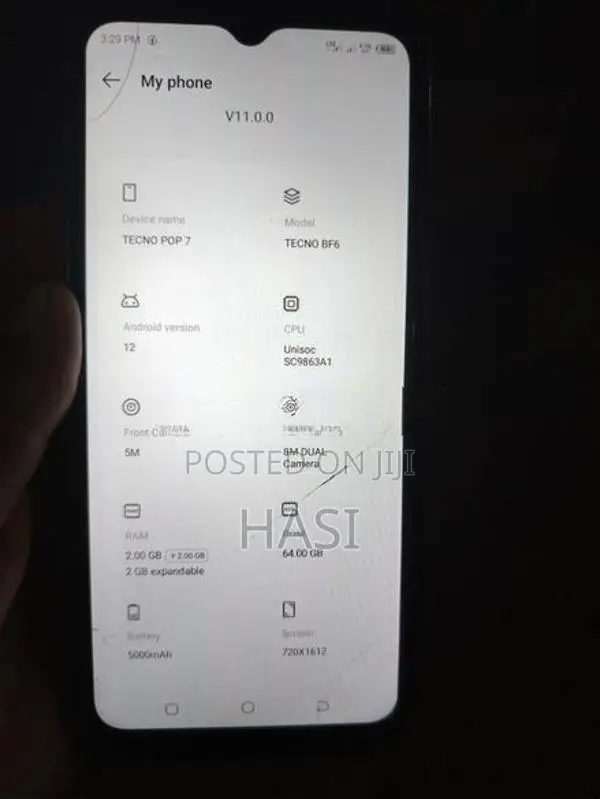 Tecno Pop 7 (Used)