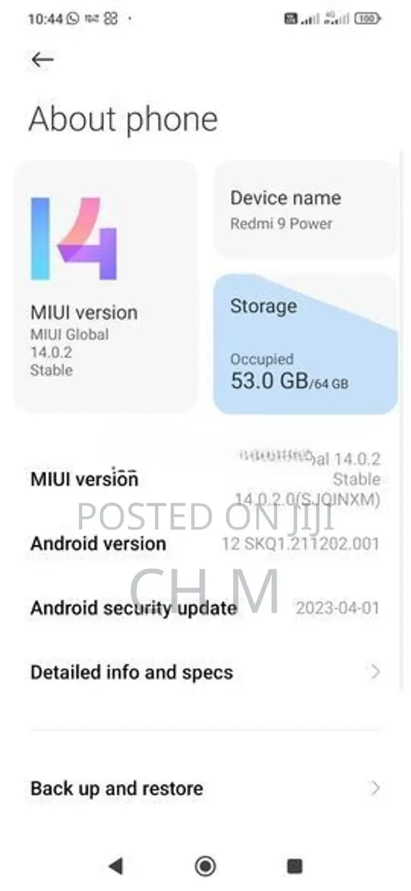 Xiaomi Redmi 9 Power (Used)