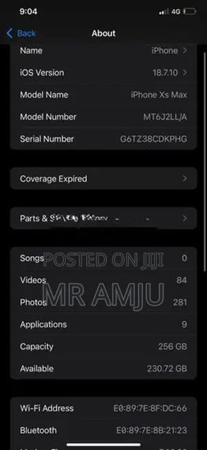 Apple iPhone XS Max (Used)