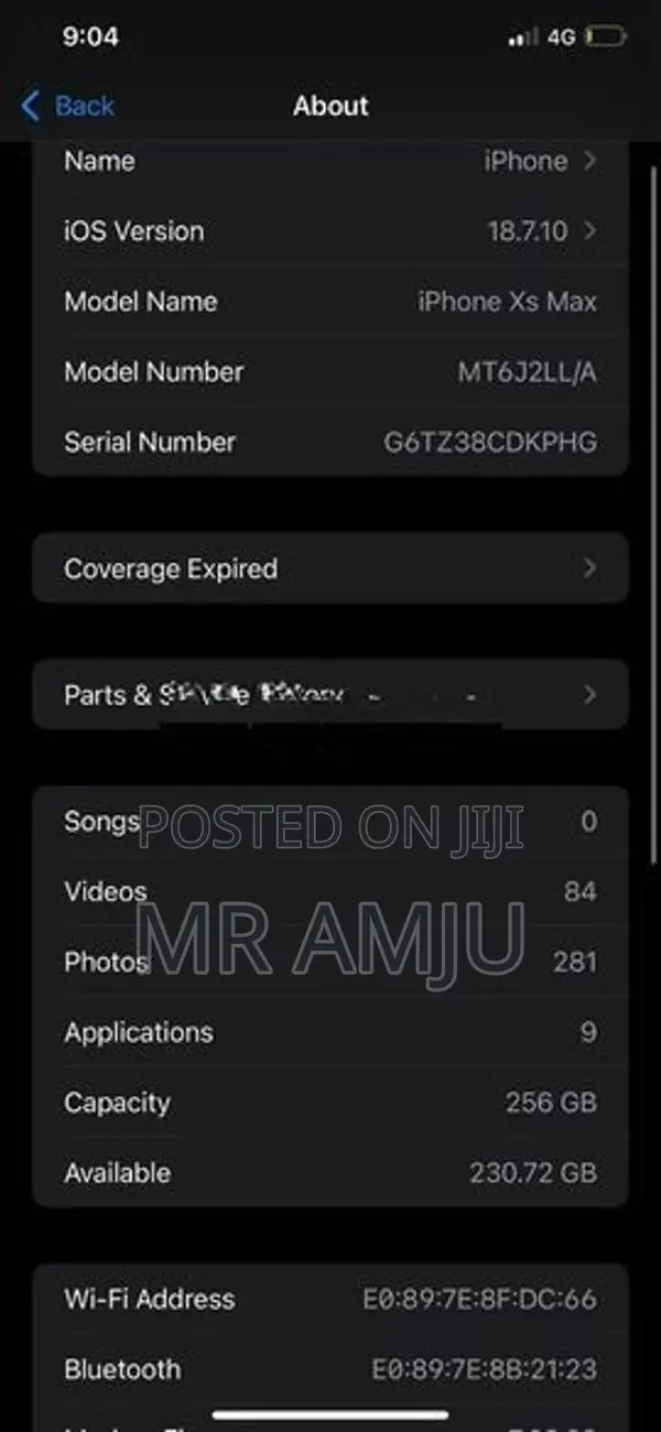 Apple iPhone XS Max (Used)