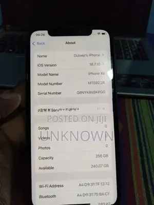 Apple iPhone XS 256GB (Used)