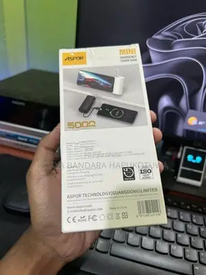 Asper Aspor A352 Mini Power Bank 5000mAh