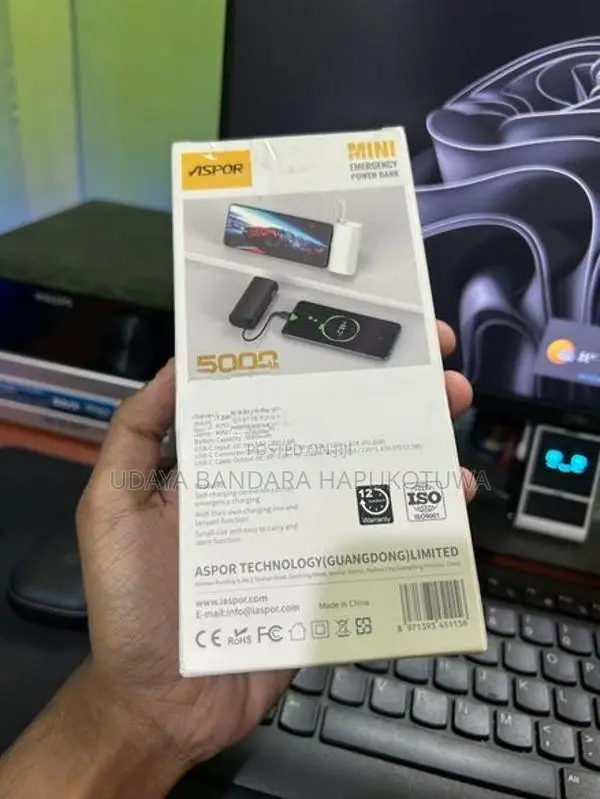 Asper Aspor A352 Mini Power Bank 5000mAh