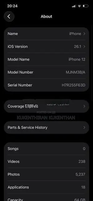 Apple iPhone 12 (Used)