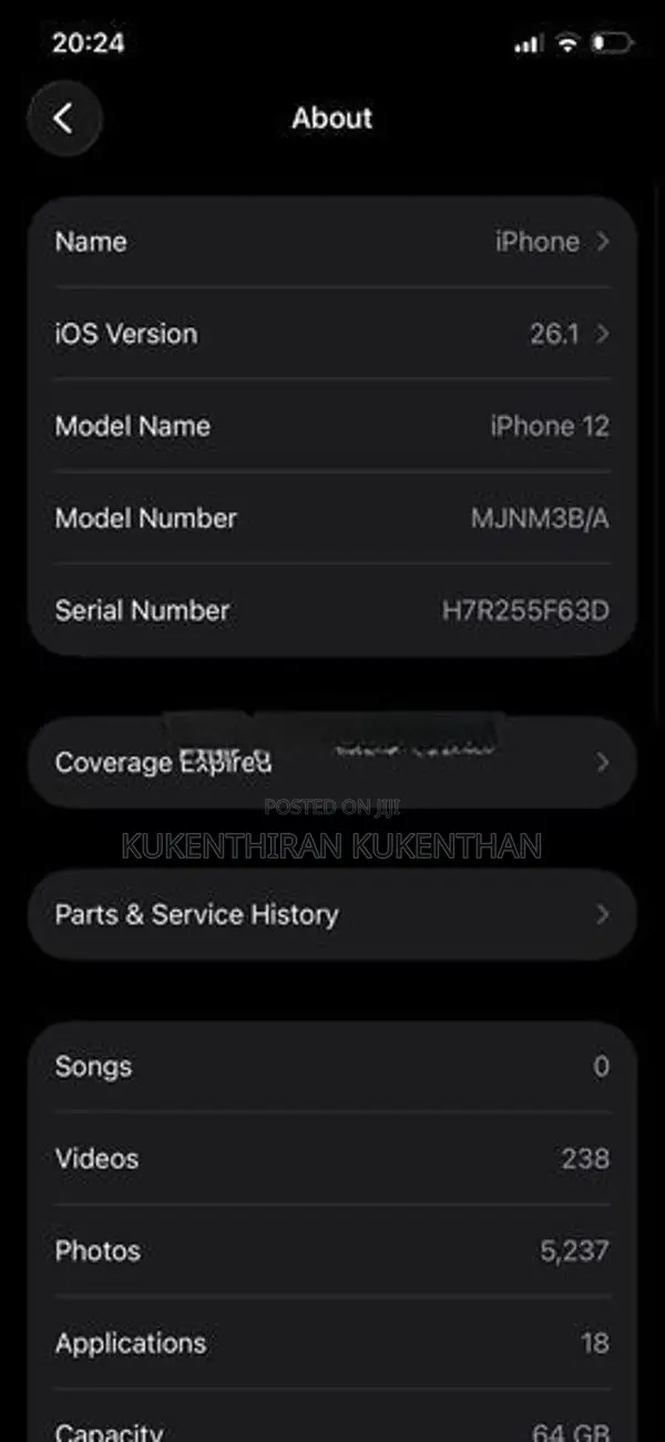 Apple iPhone 12 (Used)