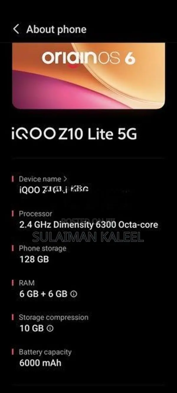 iqoo Lite 5G (Used)