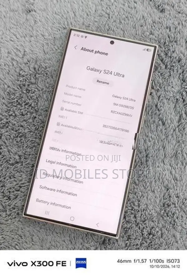 Samsung Galaxy S24 Ultra 12GB 256GB (Used)