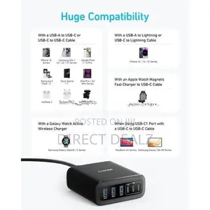 Anker A2154K11 112W 6-Port Desktop Charger
