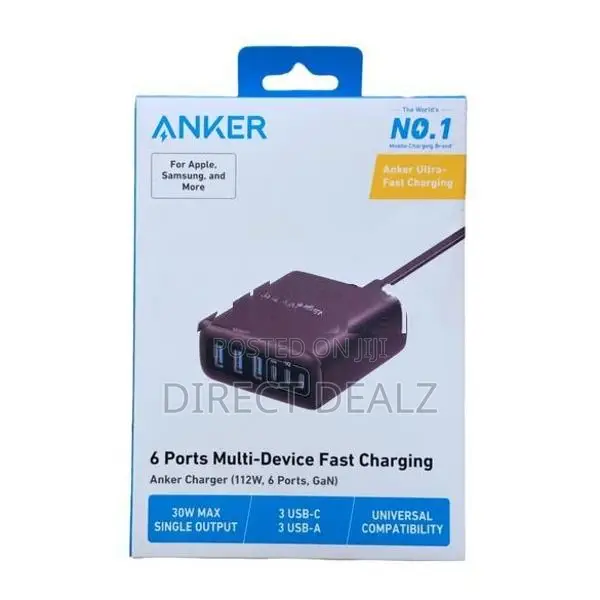 Anker A2154K11 112W 6-Port Desktop Charger