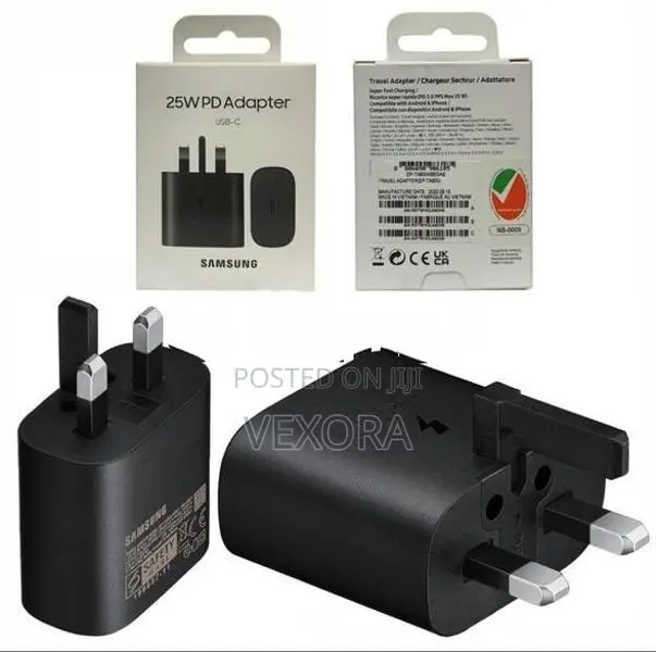 Samsung 25W Fast Charger 3-Pin EP-TA800 USB-C