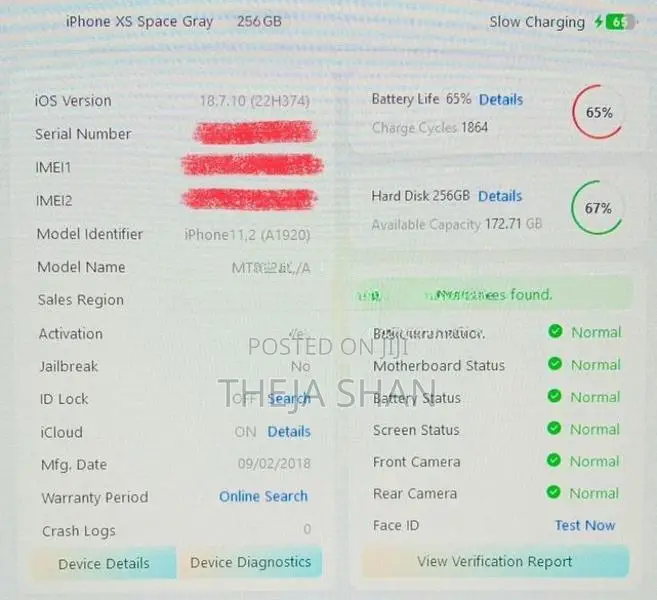 Apple iPhone XS 256GB (Used)