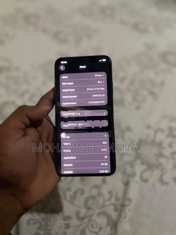 Apple iPhone 11 Pro Max (Used)