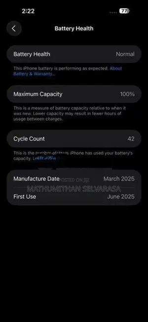 Apple iPhone 16 Plus 128GB (Used)