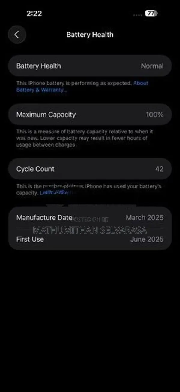 Apple iPhone 16 Plus 128GB (Used)