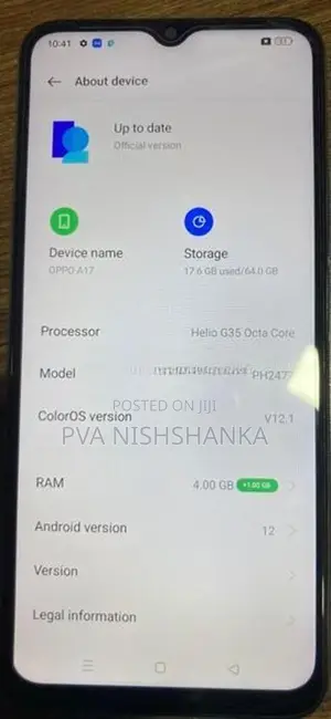 Oppo A17 (Used)