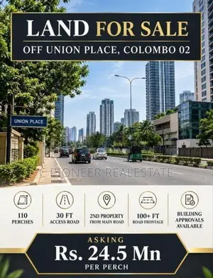 Land for Sale in Colombo 02 off Union Place