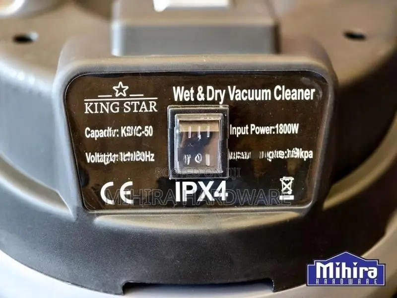 50L 1800 Watts Vacuum Cleaner Machine Wet / Dry with Blower King Star 