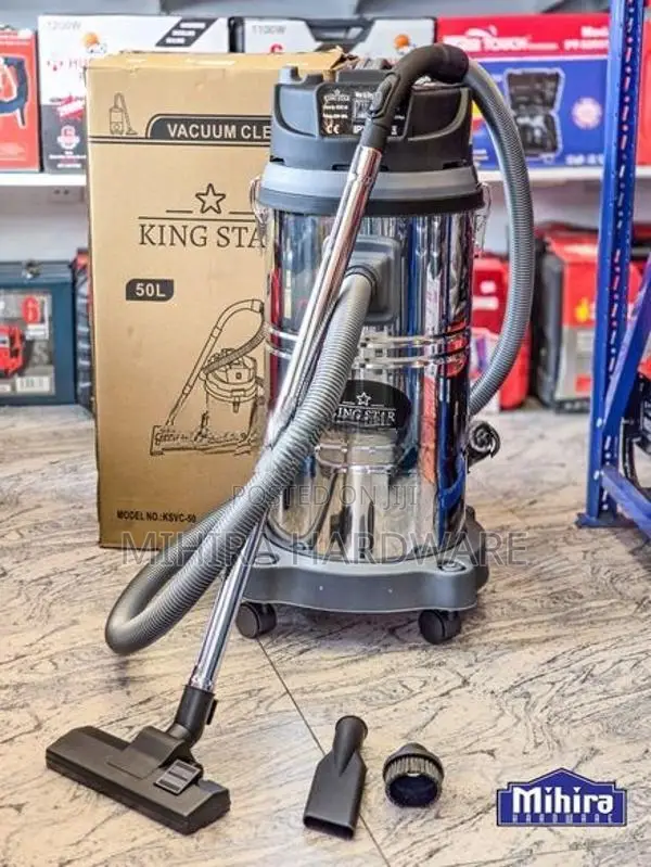 50L 1800 Watts Wet / Dry Vacuum Cleaner King Star 50 With Blower