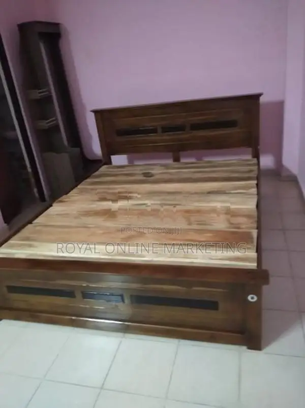 Teak Box Bed