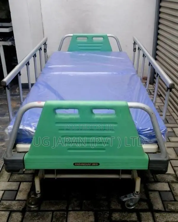 Patient Hospital Bed Manual Three Function With Mattress