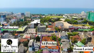 Mount Lavinia 61 Perch 50+ Ft Galle Road Frontage Rectangle Plot