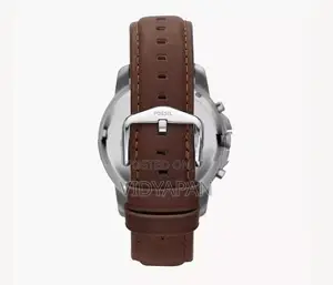 Fossil Grant 44mm Chronograph Brown Leather Watch