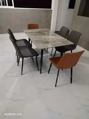 Luxury Dining Table with Chairs