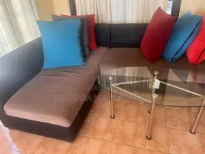 Arpico Multicolored L Shaped Sofa Set