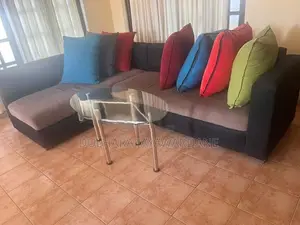Arpico Multicolored L Shaped Sofa Set