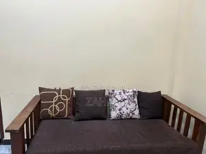 Teak Sofa Set With Two Cusions