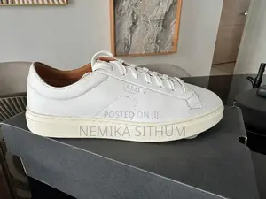 Boss Low-Top Trainers IN Leather With Embossed Logo
