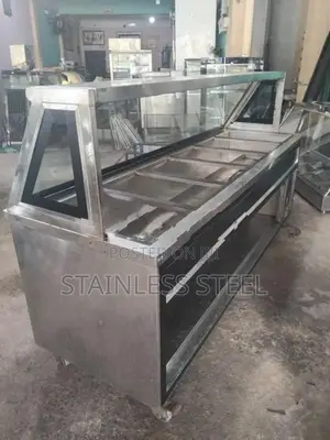 7 Feet Stainless Steel Bainmarie Hot Cupboard