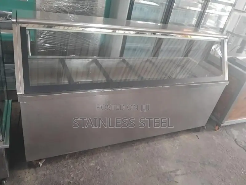 7 Feet Stainless Steel Bainmarie Hot Cupboard