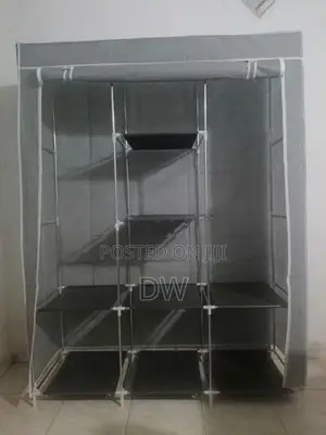 3 Door Wardrobe Portable Cloth Cupboard