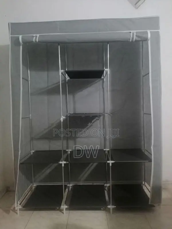3 Door Wardrobe Portable Cloth Cupboard